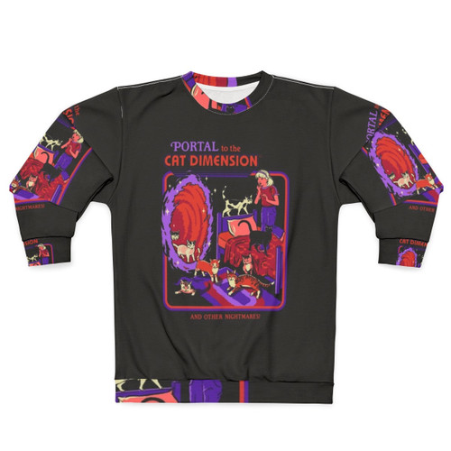 Cat Dimension Sci-Fi Retro Sweatshirt