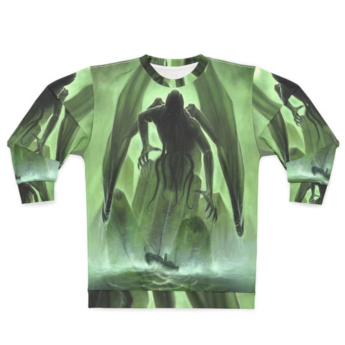 Cthulhu sweatshirt with Lovecraft inspired design