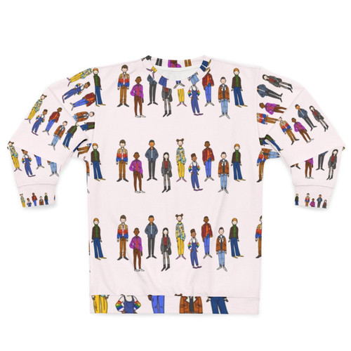 Sex Education Characters Sweatshirt with Netflix Logo