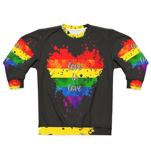 Love Is Love Rainbow Pride Sweatshirt
