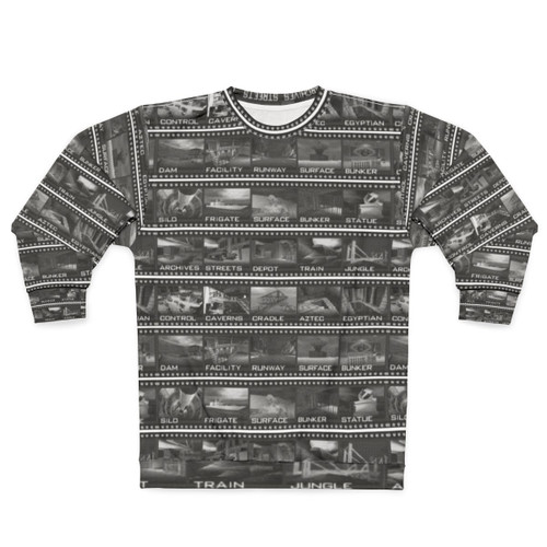 Mission Sweatshirt - Retro Gaming Inspired by 007 and Nintendo