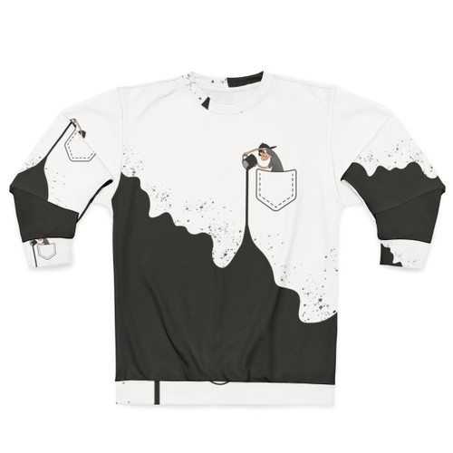 Colorful 'Sea of Paint' graphic design sweatshirt for kids and youth