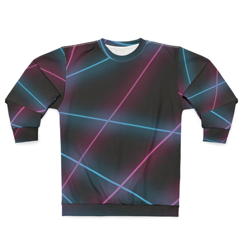 Retro laser school photo backdrop sweatshirt