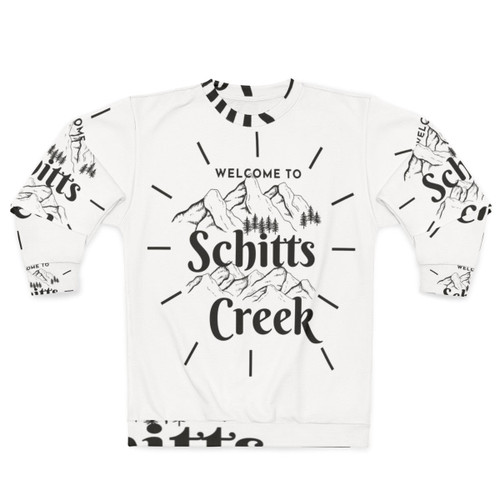 Schitt's Creek Inspired Sweatshirt with Welcome to Schitt's Creek Text