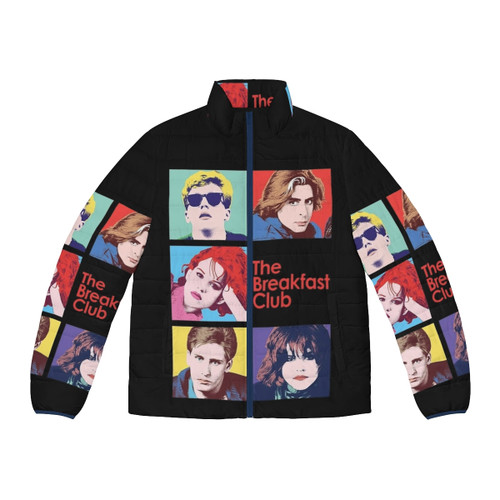 The Breakfast Club Inspired Puffer Jacket with 80s Fashion Flair