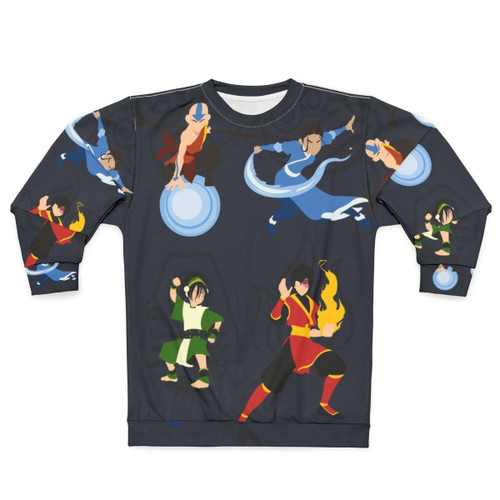Minimalist 'The Last Airbender' Bending Sweatshirt