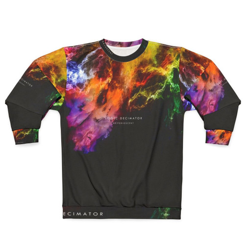 Logic Decimator all over print sweatshirt with vibrant colors