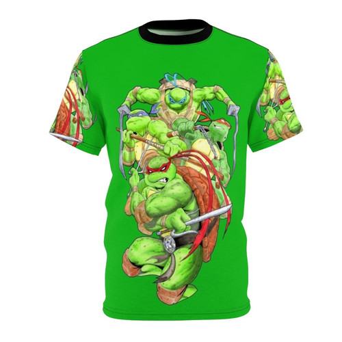 Cartoon-Inspired Teenage Mutant Ninja Turtles Graphic T-Shirt