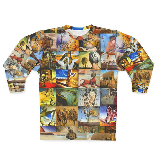 Salvador Dali Surrealist Graphic Sweatshirt