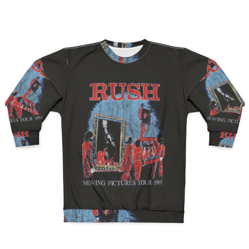 Rush Band Moving Pictures Tour Rock Sweatshirt