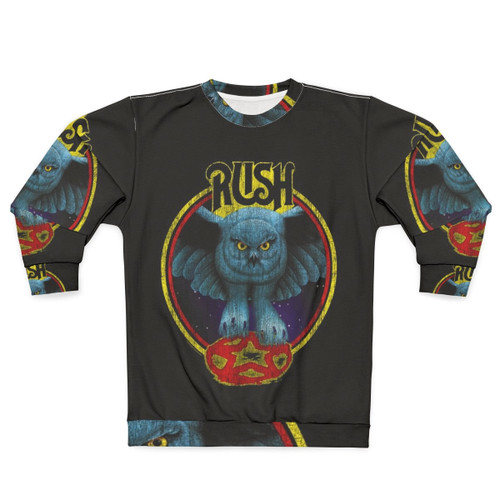 Rush Band Fly By Night Circle Sweatshirt