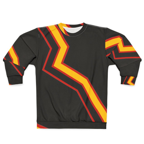 Rubber Pride Sweatshirt featuring LGBTQ pride symbols and parody design