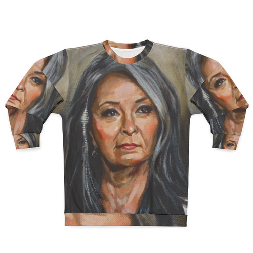 Roseanne Barr Mature Woman Portrait Sweatshirt