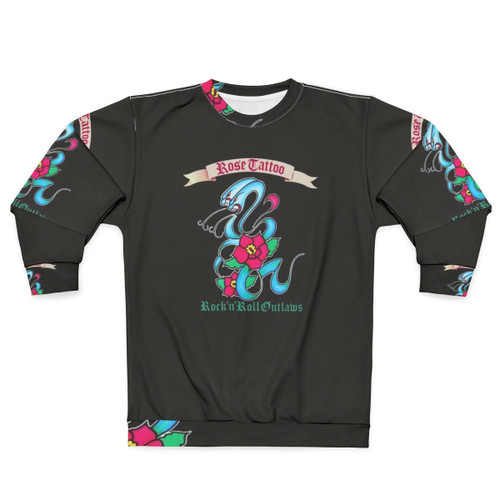 Rose Tattoo Music Sweatshirt