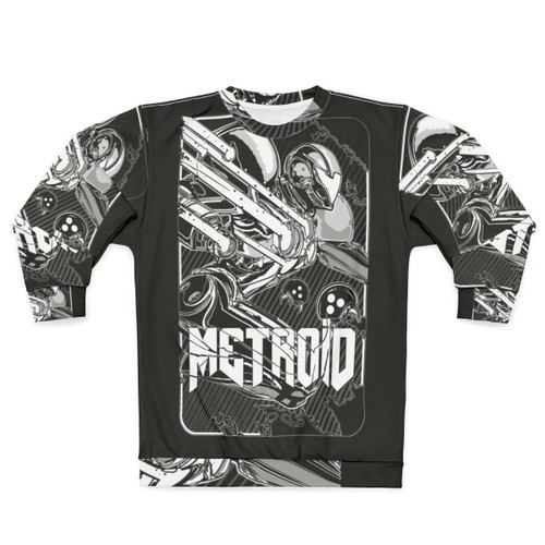 Metroid Samus Aran Retro Gaming Sweatshirt