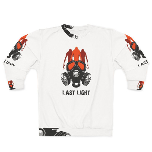 Metro Last Light video game sweatshirt featuring iconic characters and imagery