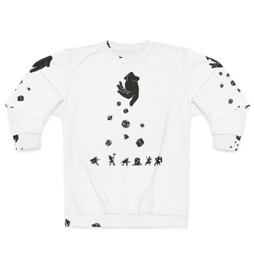 Rocks Fall Everyone Dice Dungeons & Dragons Sweatshirt