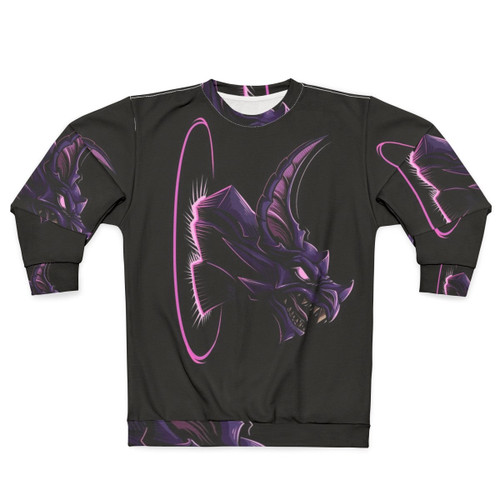 Dauntless Riftstalker Sweatshirt featuring the Riftstalker creature from the Dauntless game