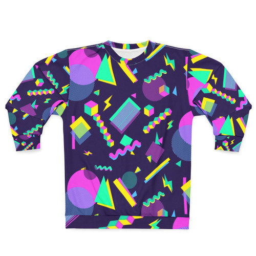 Retro 80s bowling alley vaporwave inspired sweatshirt