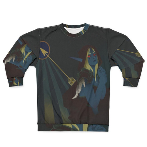 Lady Sylvanas Windrunner Tarot Card Sweatshirt