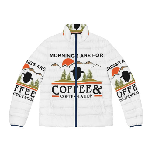 Stranger Things Mornings Are For Coffee And Contemplation Puffer Jacket