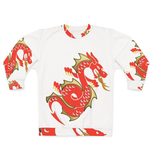 Legendary creature dragon sweatshirt featuring a mystical and magical design