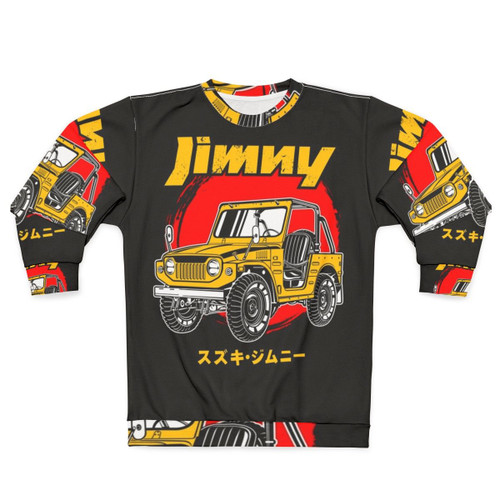 Yellow Jimny Classic 4x4 Offroad Jeep Sweatshirt