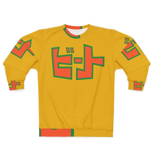 Jet Set Radio inspired sweatshirt with graffiti and roller blading elements