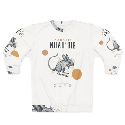 Dune 2020 Muad'Dib Sweatshirt with Arrakis and House Atreides Design