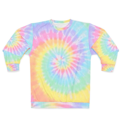 Colorful rainbow tie-dye sweatshirt