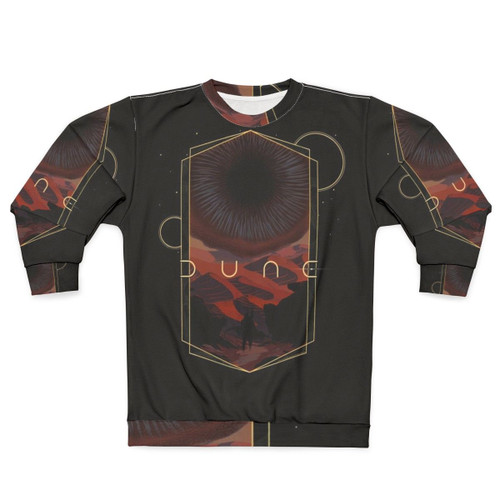 Dune 2020 movie merchandise sweatshirt with fan art design
