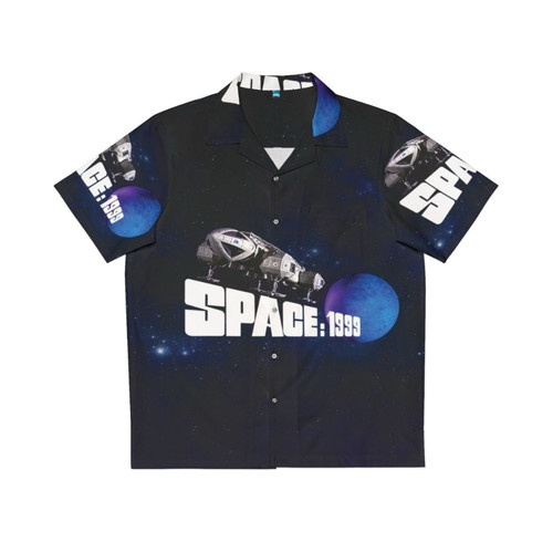Vintage Space 1999 Retro Sci-Fi Hawaiian Shirt