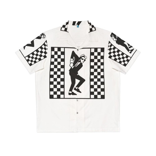 Retro Rudeboy Hawaiian Shirt with Ska, Punk, and Reggae Influences