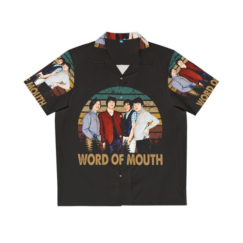Vintage Rock Band The Kinks Word Of Mouth Hawaiian Shirt