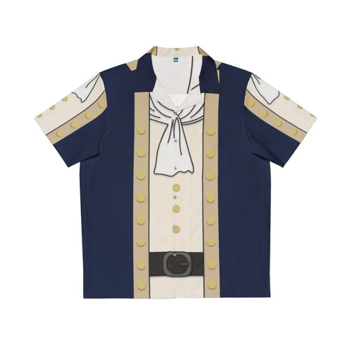 Hamilton Uniform Hawaiian Shirt - Broadway Musical Costume Accessory