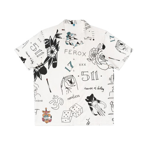 Halsey's Tattoo-Inspired Hawaiian Shirt