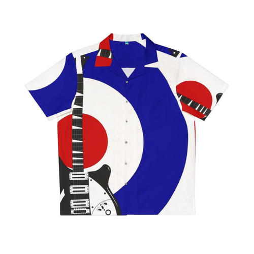 Half Rick Bullseye Hawaiian Shirt with Mod Style Inspiration