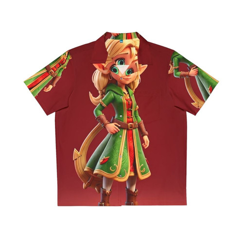 Vintage Ramones-Inspired Hawaiian Shirt