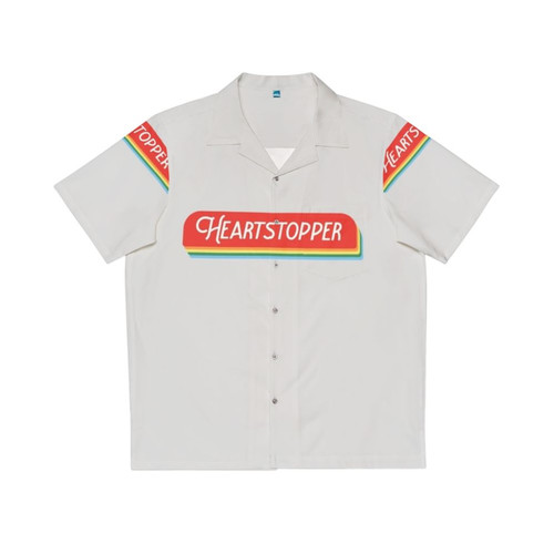 Heartstopper Pride Hawaiian Shirt featuring characters from the popular LGBTQ+ series