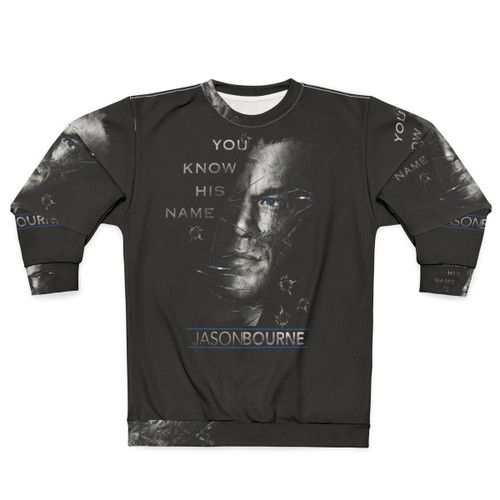 Jason Bourne sweatshirt featuring the iconic character from the action movie series
