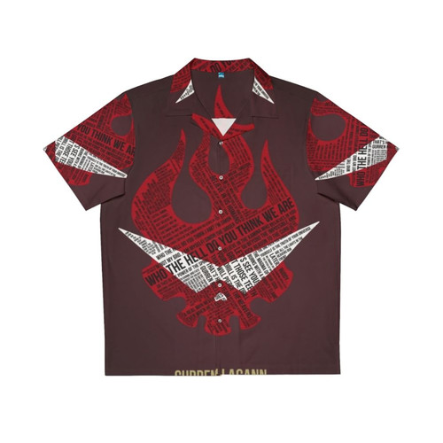 Gurren Lagann Inspired Hawaiian Shirt