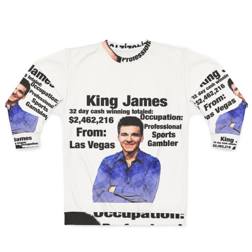 King James Sweatshirt featuring James Holzhauer and Alex Trebek