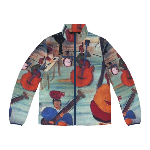 The Band "Big Pink" Album Cover Puffer Jacket