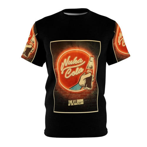 Vintage Nuka Cola Advertisement Graphic on High Quality All-Over Print T-shirt