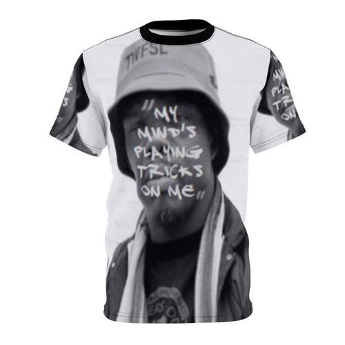 90s hip hop tribute t-shirt featuring a memorial design for Bushwick Bill of the Geto Boys