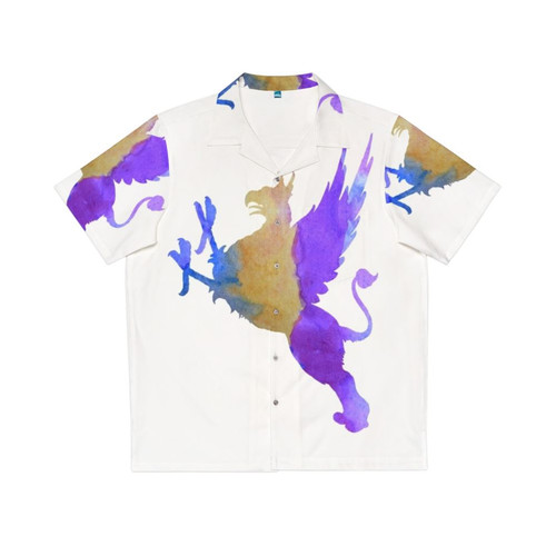 Gryphon Hawaiian Shirt 3 - Colorful Abstract Art