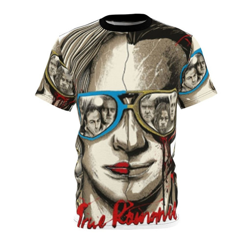 Retro 90s romance movie fans t-shirt featuring the cult classic "True Romance"