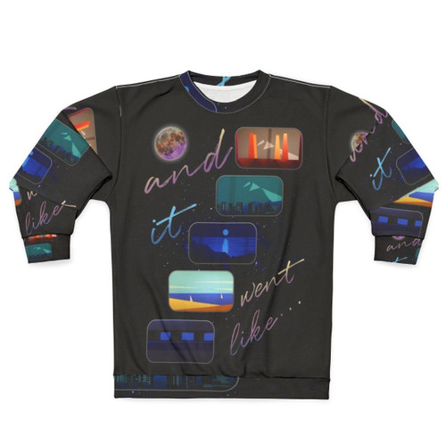 Kid Francescoli Moon Sweatshirt - Inspiring Multicolored Space and Nature Design