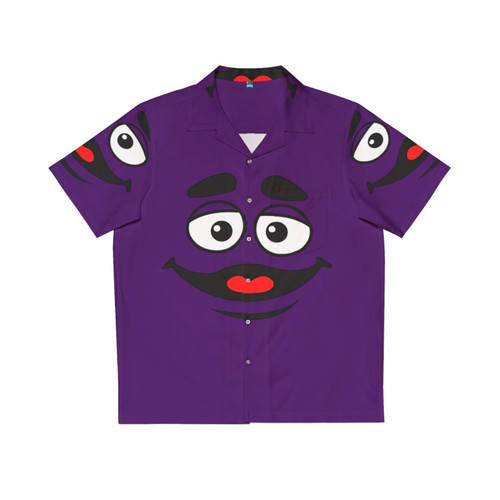 Grimace Face Hawaiian Shirt