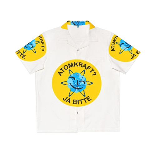 Pro-nuclear Hawaiian shirt with Atomkraft Ja Bitte design